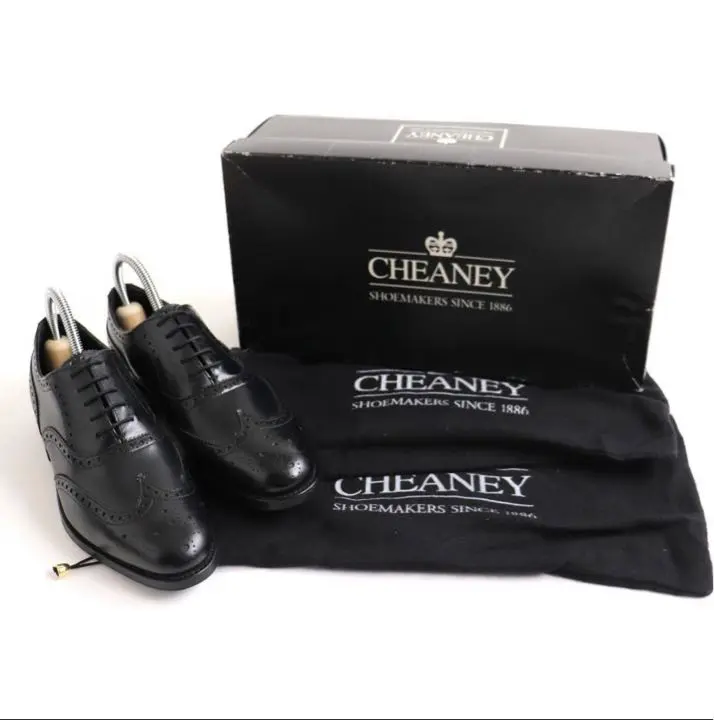 ヘリングシューズ　チーニー　cheaney ロングウィングチップ　5 1251F ヘリングシューズチーニーcheaney ロングウィングチップ5 1251F