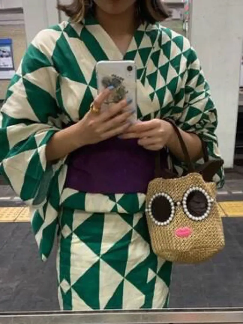 浴衣&帯セット♡AZUL BY MOUSSY アズールバイマウジー 未使用 AZUL by moussy - 浴衣&帯セット♡AZUL BY MOUSSY アズールバイ