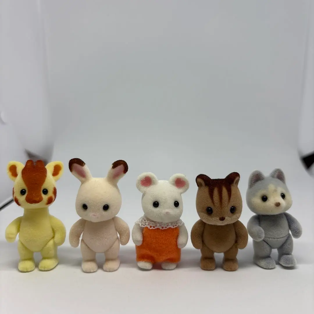 【森林家族】長頸鹿 巧克力兔 棉花鼠 松鼠 哈士奇 的縮圖
