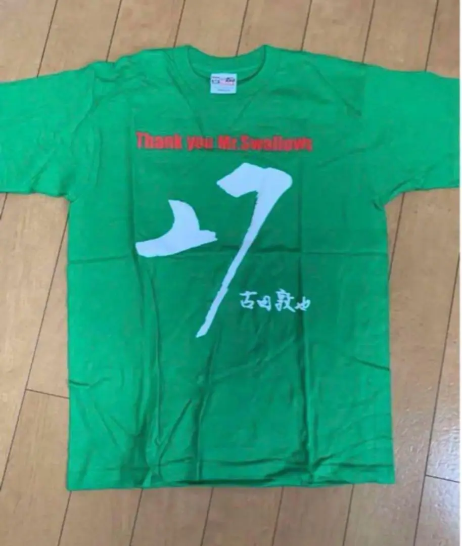ヤクルトスワローズ 古田敦也 引退記念 Tシャツ XLサイズ 未使用