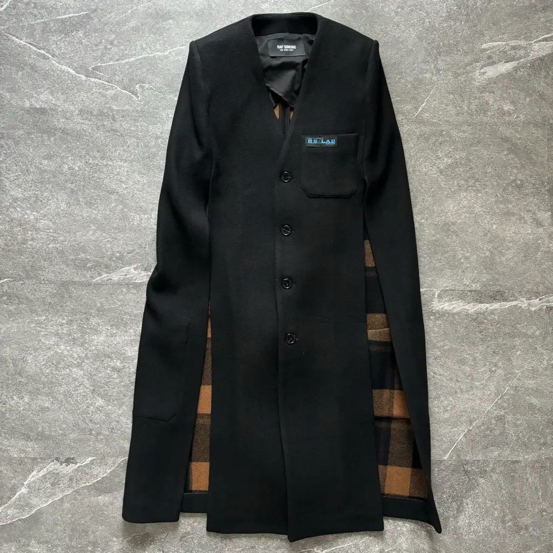 ラフシモンズ 98AW Radioactivity期 チェスターコート グレー ラフシモンズ 98AW Radioactivity期 チェスターコート グレー