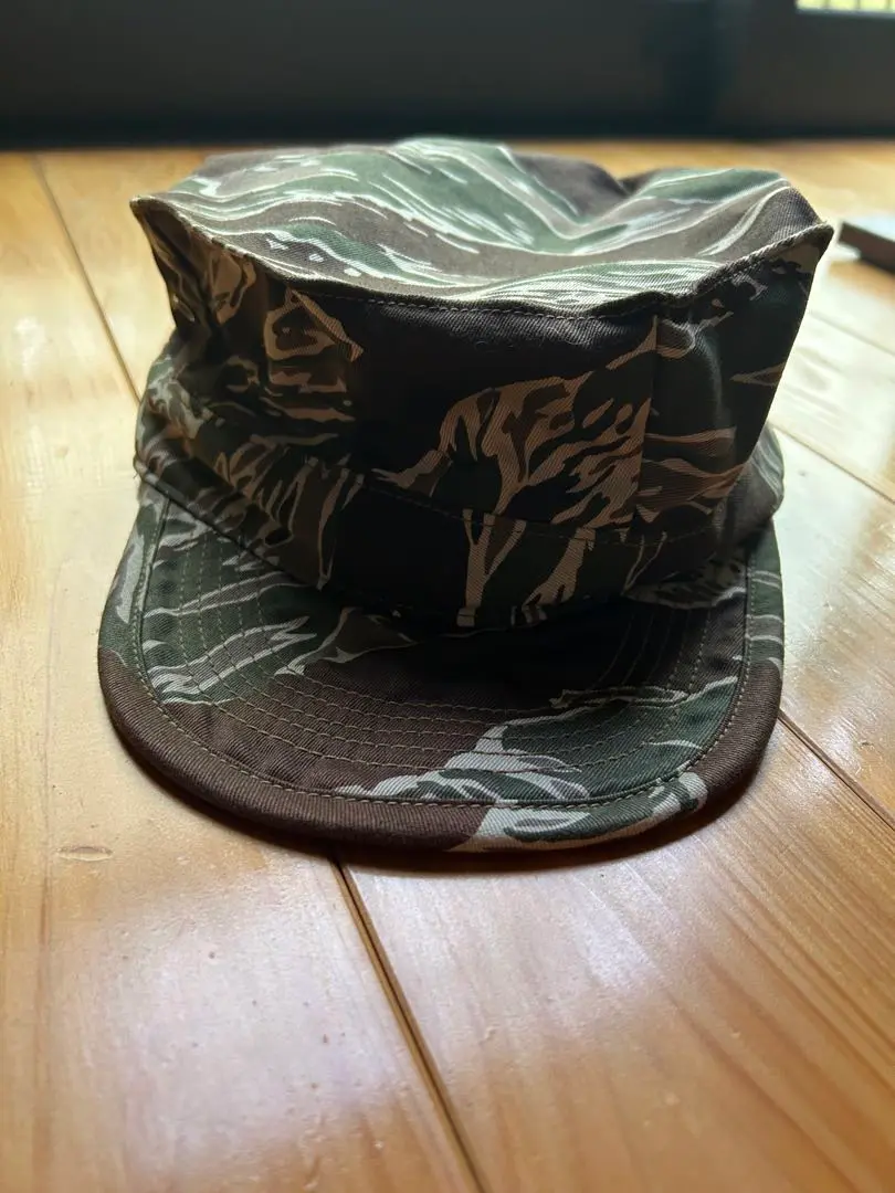 THE REAL McCOY'S フロッグスキン　CAP 迷彩キャップ　美品 The REAL McCOY'S ザリアルマッコイズ FROGSKIN MECHANIC CAP A
