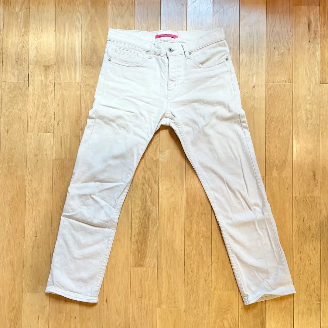 SI-HO SUP ホワイトデニム パンツ　美品　シーホースプ SI-HO SUP ホワイトデニム パンツ 美品 シーホースプ - メルカリ