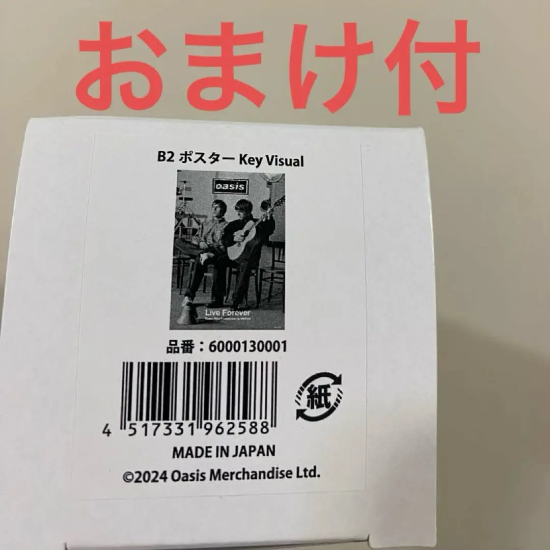 oasis 30周年特別展 ラグマット B2ポスター ロンT XXL オアシス OASIS（オアシス）、いしわたり淳治による新対訳の日本語字幕