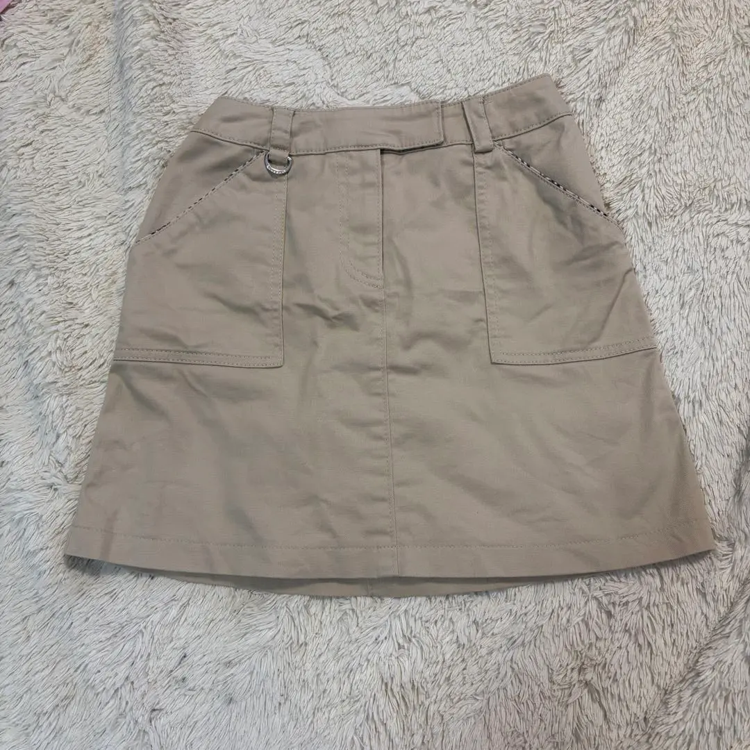 Thumbnail of Burberry Beige Mini Skirt 140