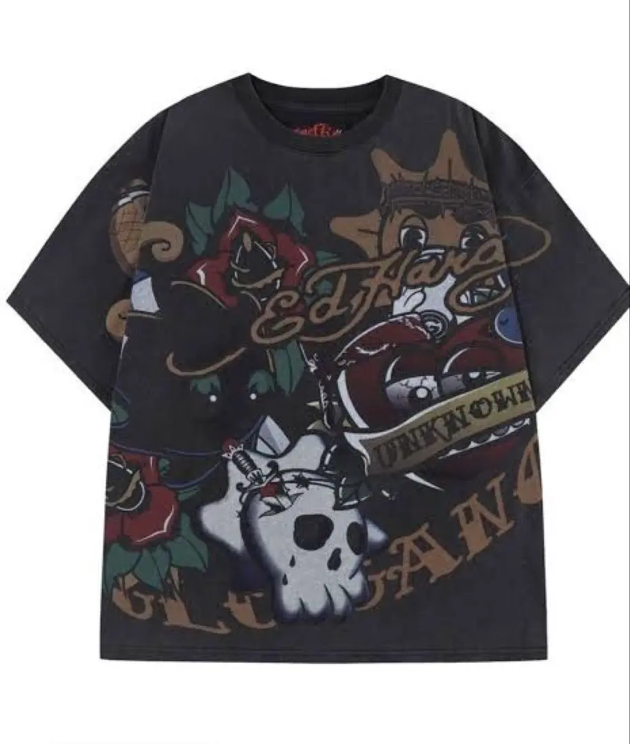 GLOGANG Tシャツ 半袖 黒 ロゴ Gloyalty Vintage ヴィンテージ GLOGANG Tシャツ 半袖 黒 ロゴ Gloyalty Vintage ヴィンテージ