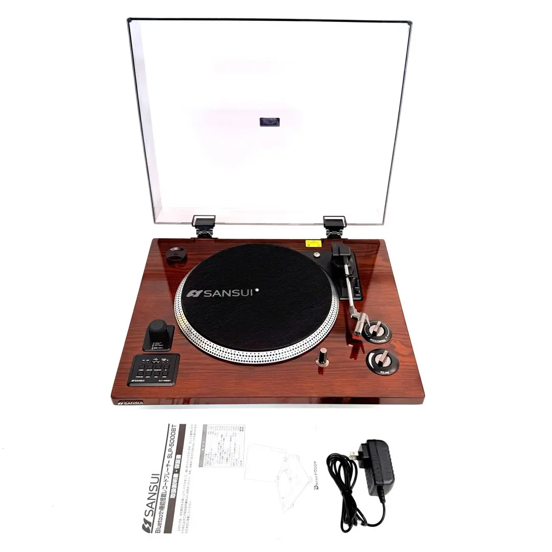 Sansui SLP-5000BT Bluetooth搭載 レコードプレーヤー SANSUI Bluetooth レコードプレーヤー SLP-5000BT 本体 - メルカリ