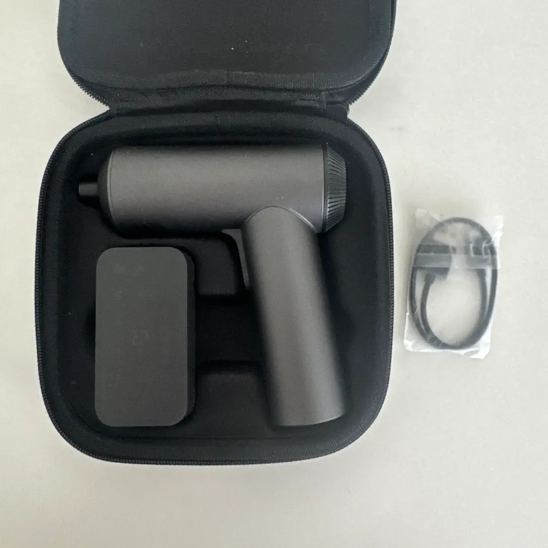 未使用品！ Xiaomi 電動ドライバー マットブラック 黒 工具 新品未開封 未使用品！ Xiaomi 電動ドライバー マットブラック 黒 工具 新品