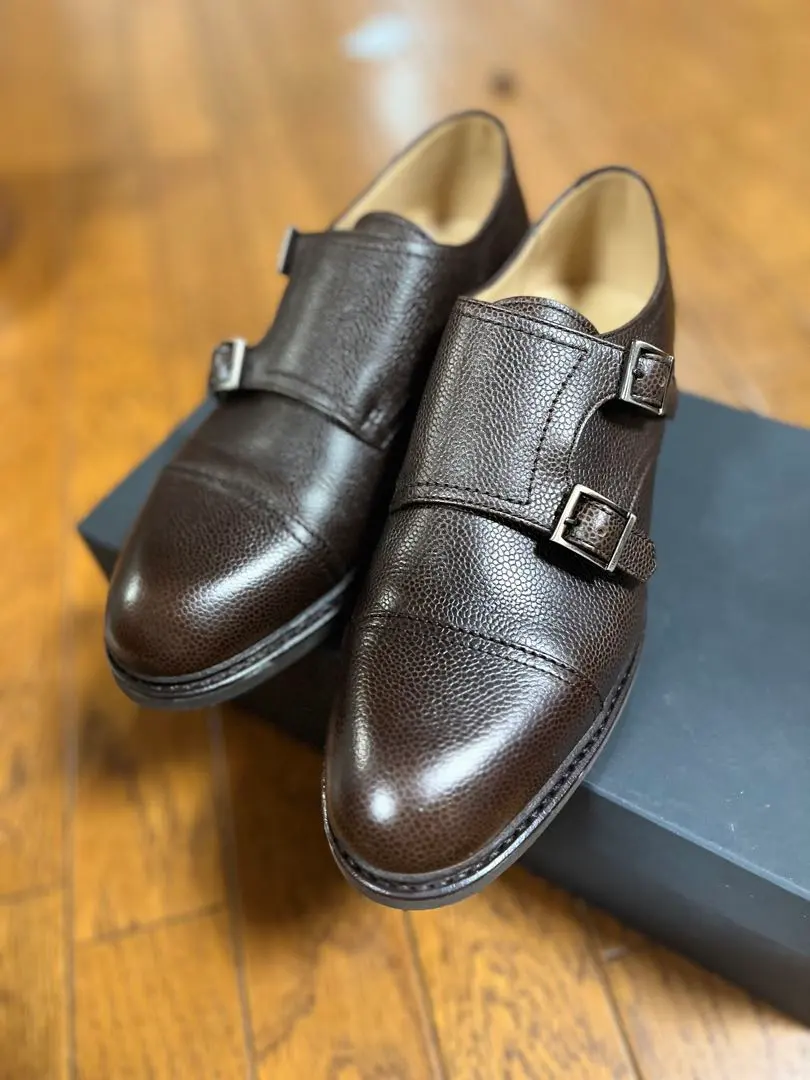 【美品】Paraboot Poe 5.5 BeamsF パラブーツ SIZE 5.5【POE/ビームスF別注/ダブルモンク】 | 高級