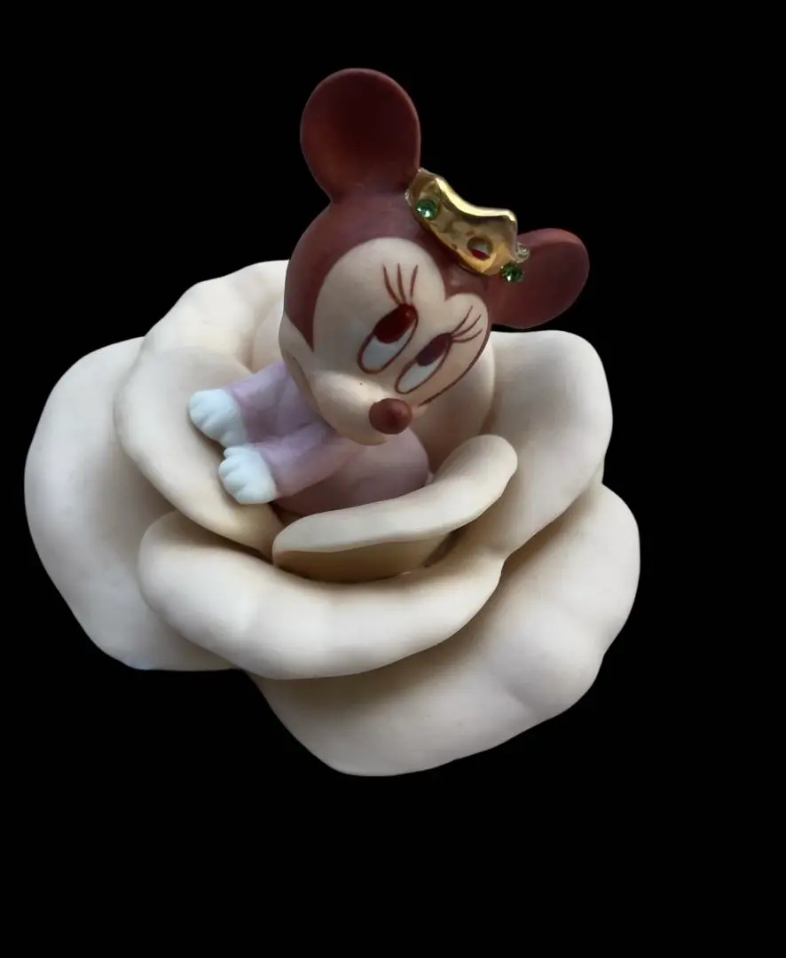 ディズニー ミッキー&ミニー フィギュア 加藤工芸 小物入れ 絶版