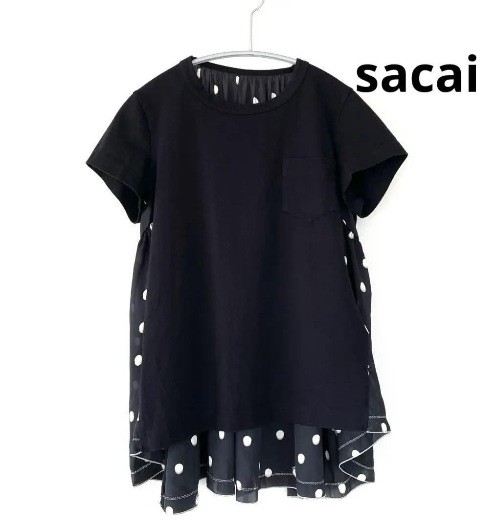 2025年最新】sacai 柄・デザイン：ドット 半袖(Tシャツ)の人気