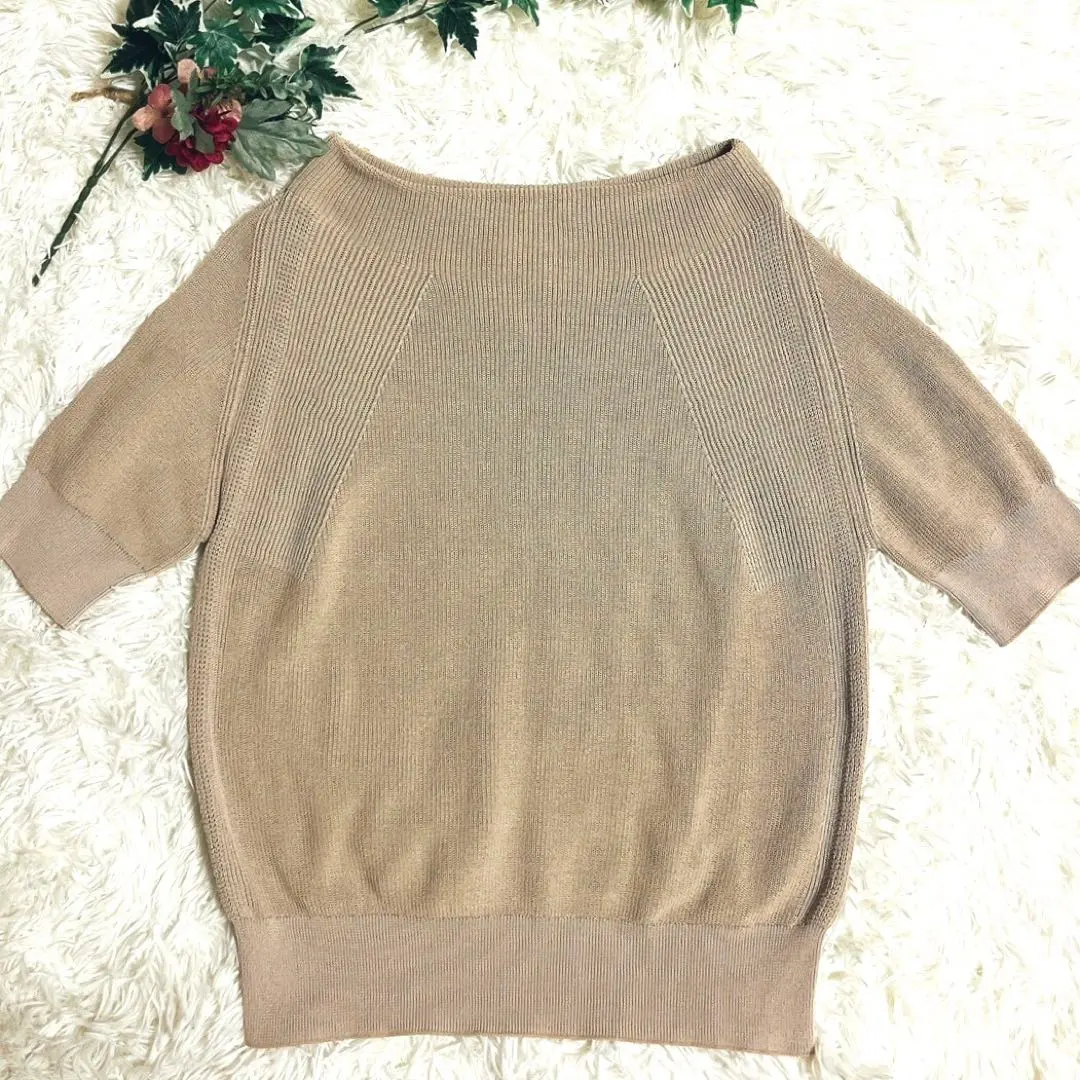 qualite 卡莉特 針織套衫 米色 F 尺寸 日本製造 的縮圖