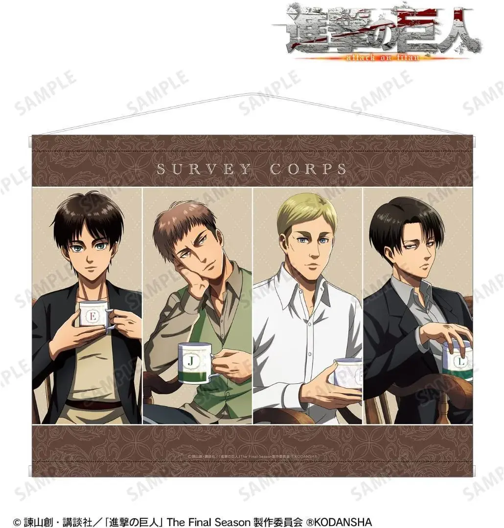 進撃の巨人 リヴァイ タペストリー リヴァイ エレン エルヴィン Amazon.co.jp: 進撃 リヴァイ エルヴィン 3期 購入特典