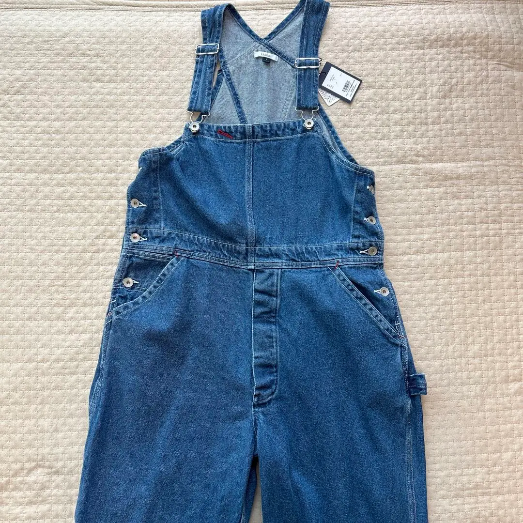 美品★ oblekt デニムサロペット　S 高山都コラボ 再販開始❗️】大人気で発売当日に即完売した、高山都さんとの