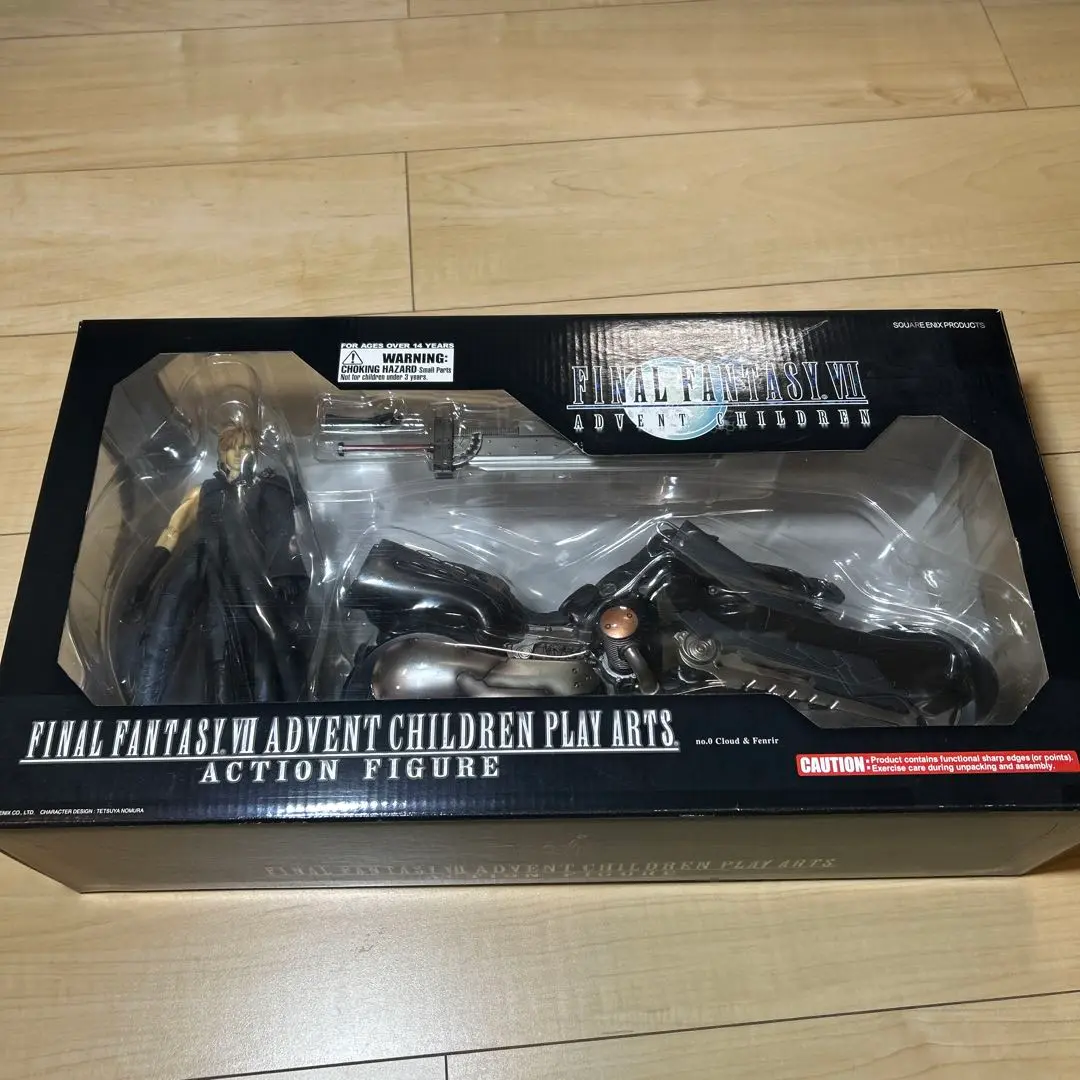 【希少・美品】プレイアーツ改　クラウド・ストライフ&フェンリル　フィギュア FINAL FANTASY VII ADVENT CHILDREN PLAY ARTS改 クラウド・スト
