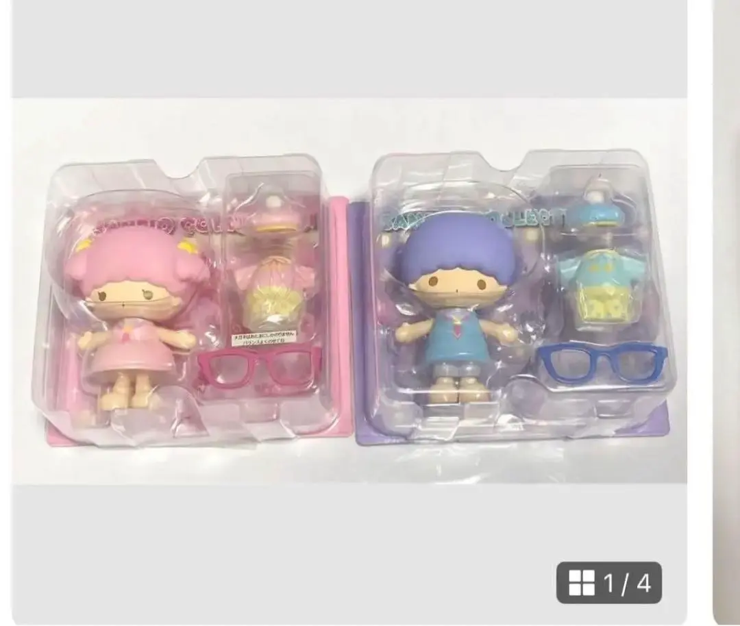 未開封　サンリオ　キキララ　ソフビドール　お人形　着せかえ　お洋服　セット キキ＆ララ バースデー記念！サンリオ「リトルツインスターズ