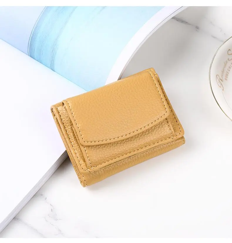 Thumbnail of Wallet, mini wallet, trifold wallet, men's, women's, yellow, yellow