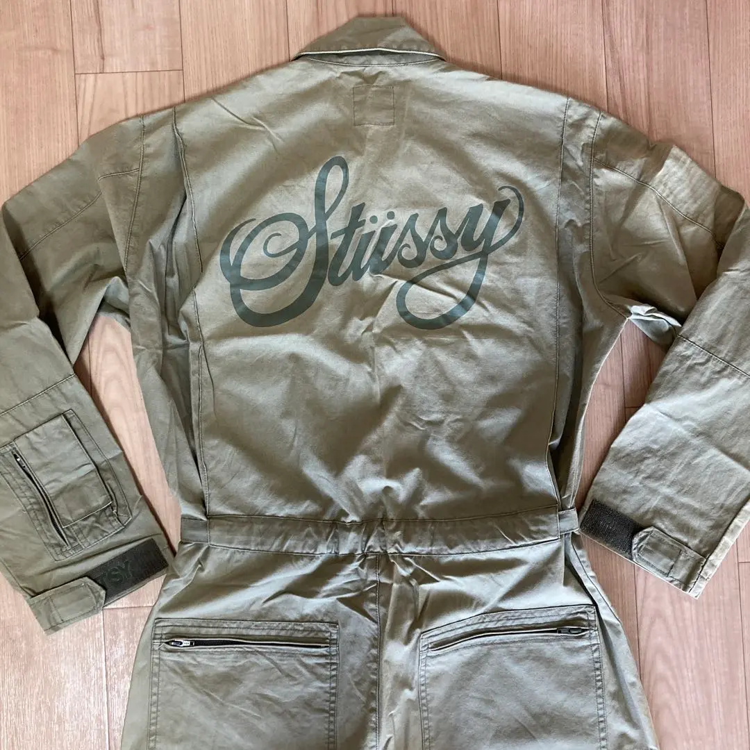 old stussy ステューシー ジャンプスーツ つなぎ 90s L