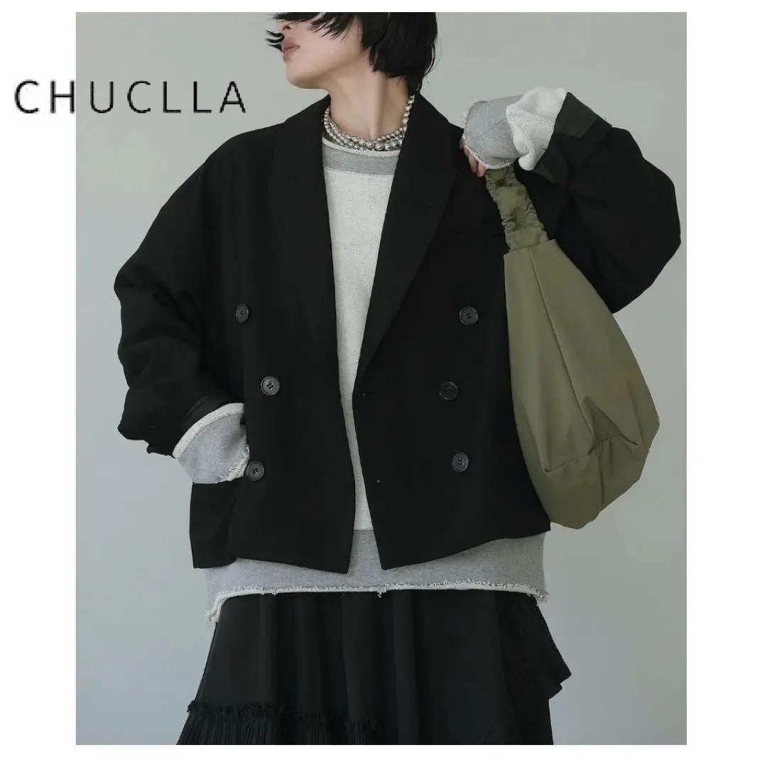 美品 chuclla ダブルテーラード ジャケット chuclla｜チュクラのテーラードジャケット（ダブル）通販 - ZOZOTOWN