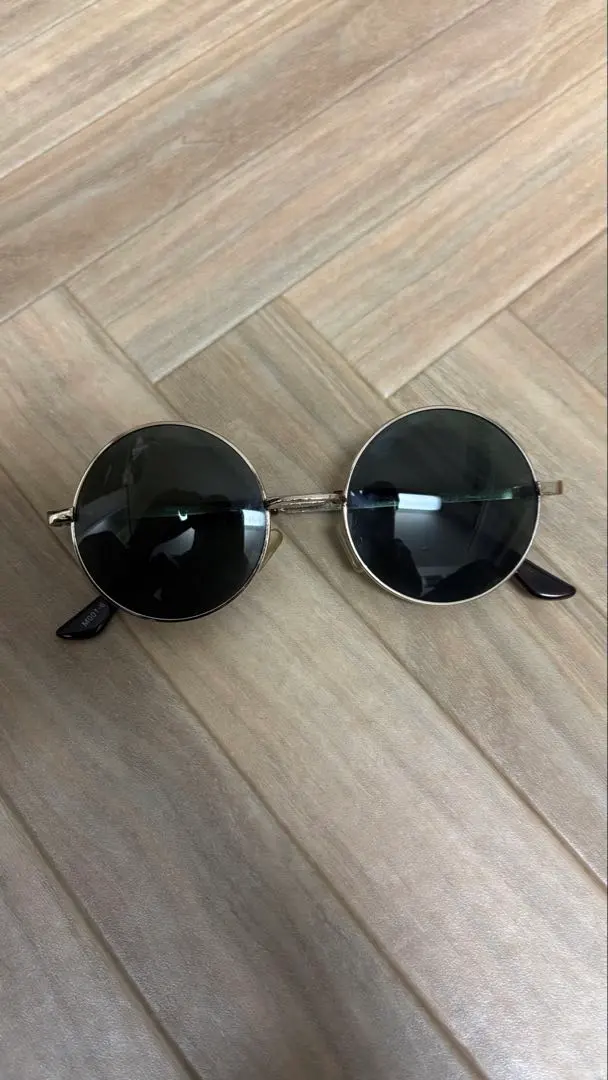 圓框銀色鏡框太陽眼鏡 的縮圖