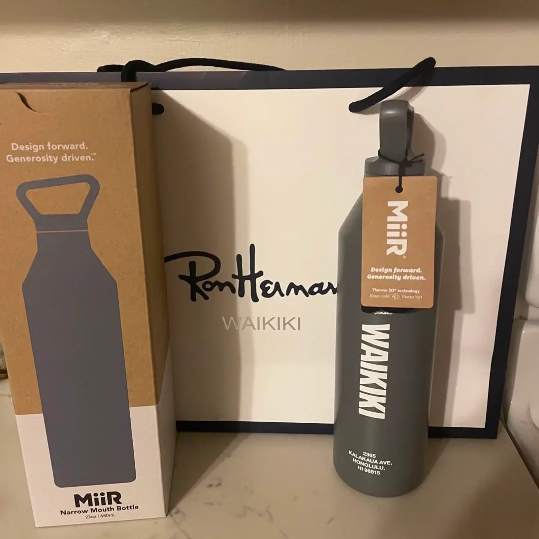 【新品】ハワイ限定 Ron Herman × Miir タンブラー ホワイト黄緑 楽天市場】【N 新品/未使用品】MiiR ミアー Ron Herman WAIKIKI