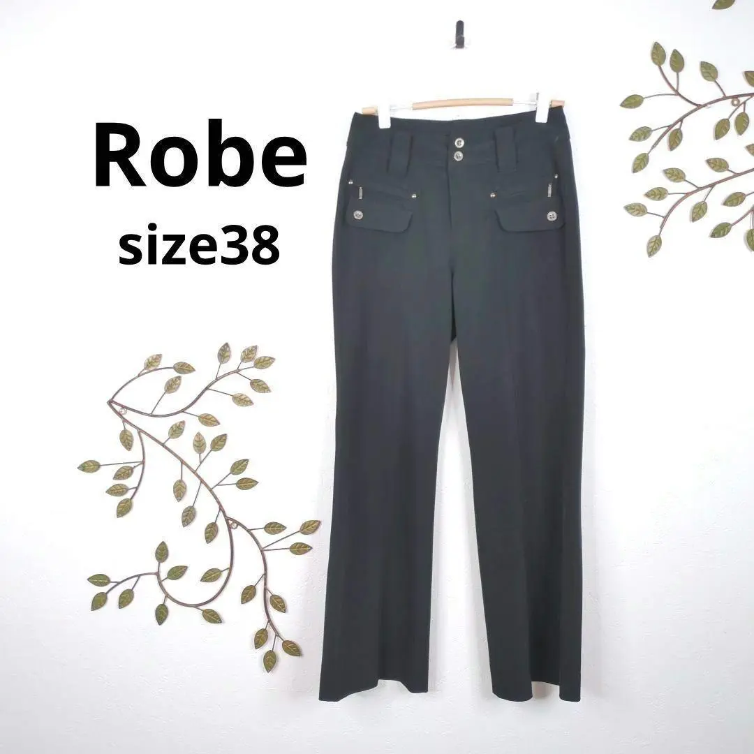 ROBE　vivapresto　クロップド丈テーパードパンツ　ブルー ROBE vivapresto クロップド丈テーパードパンツ ブルー - メルカリ