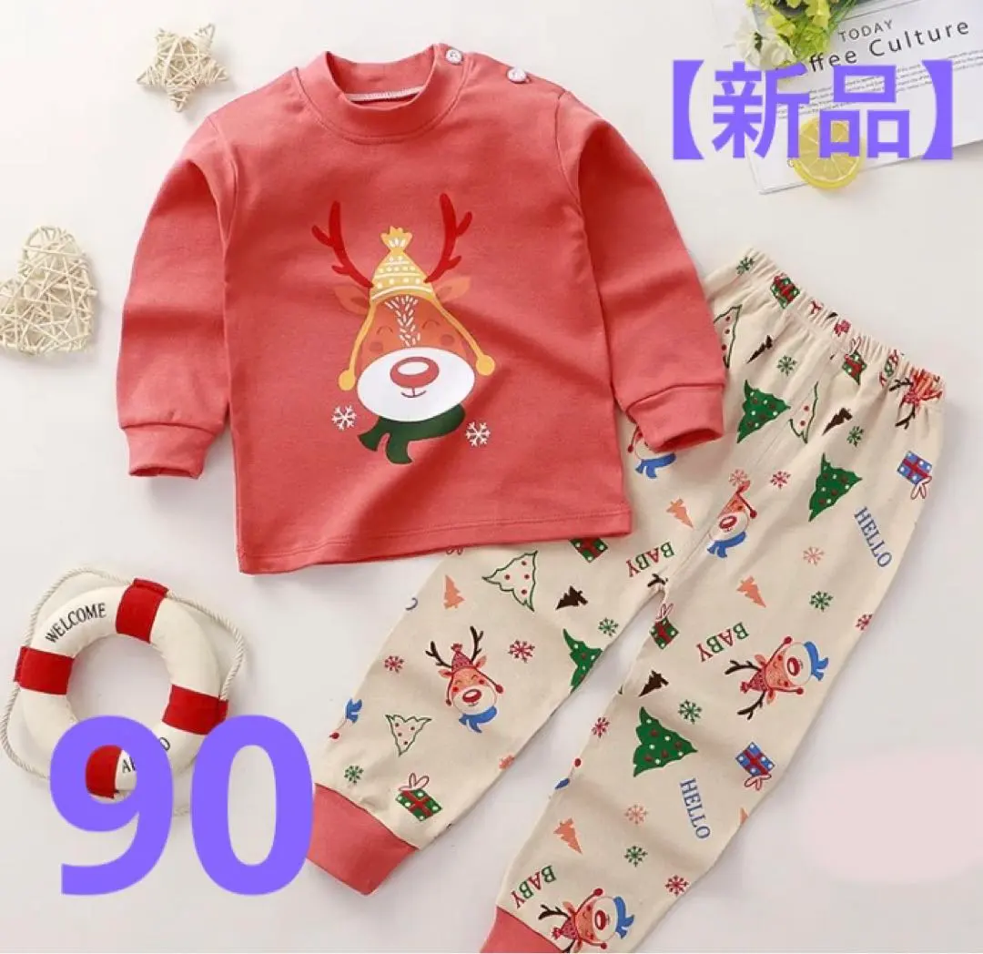 Thumbnail of New Pajamas Long Sleeve Set Up Loungewear 90 Kids Children's Clothing