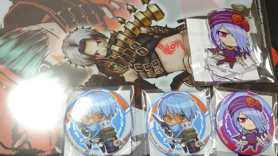 hack// ドットハック AGF グリッター 缶バッジ コンプリート カイト