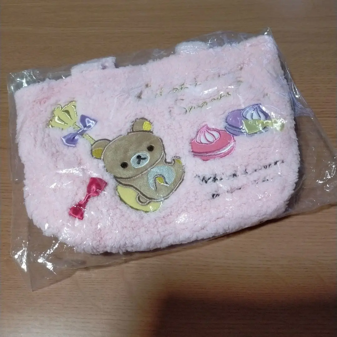 Thumbnail of Rilakkuma Fluffy Pink Tote Bag - Unopened