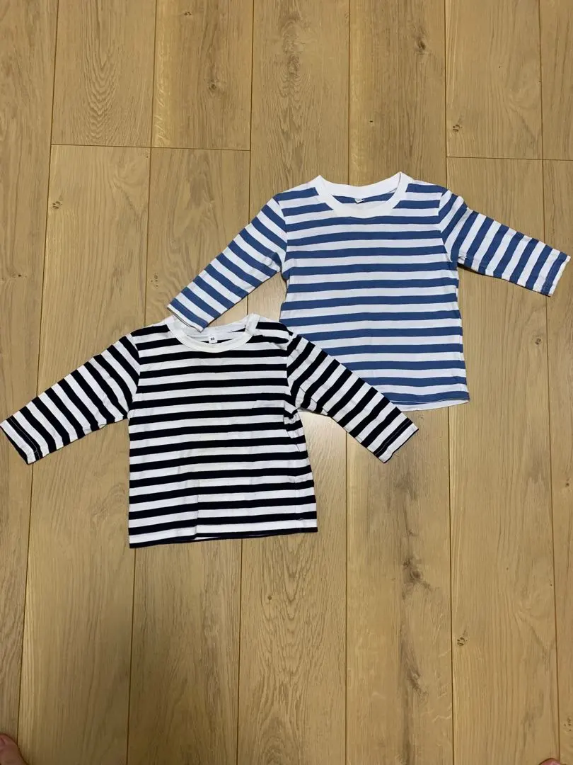 Thumbnail of MUJI Border Long Sleeve T-shirt 80cm