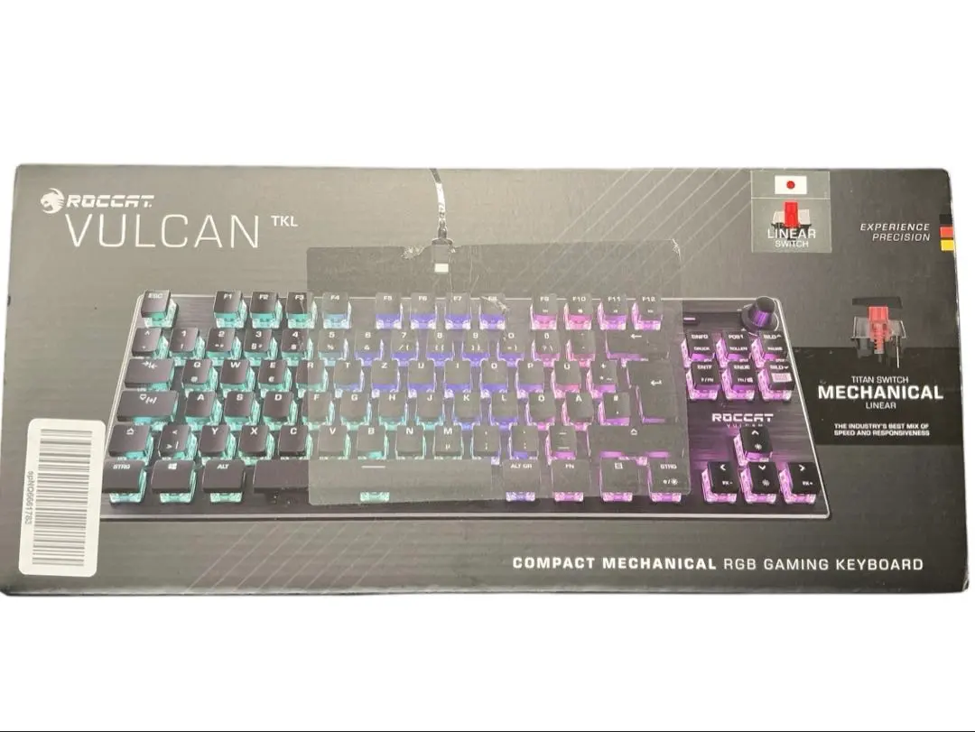 Thumbnail of ROCCAT VULCAN TKL RGB Keyboard - Black - Linear