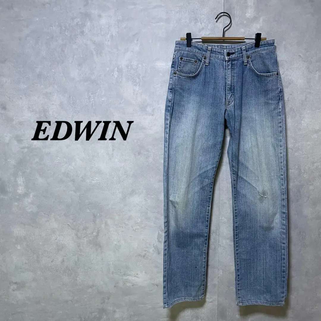 Thumbnail of EDWIN Denim Pants F404 Logo Light Blue 30 inch 3719