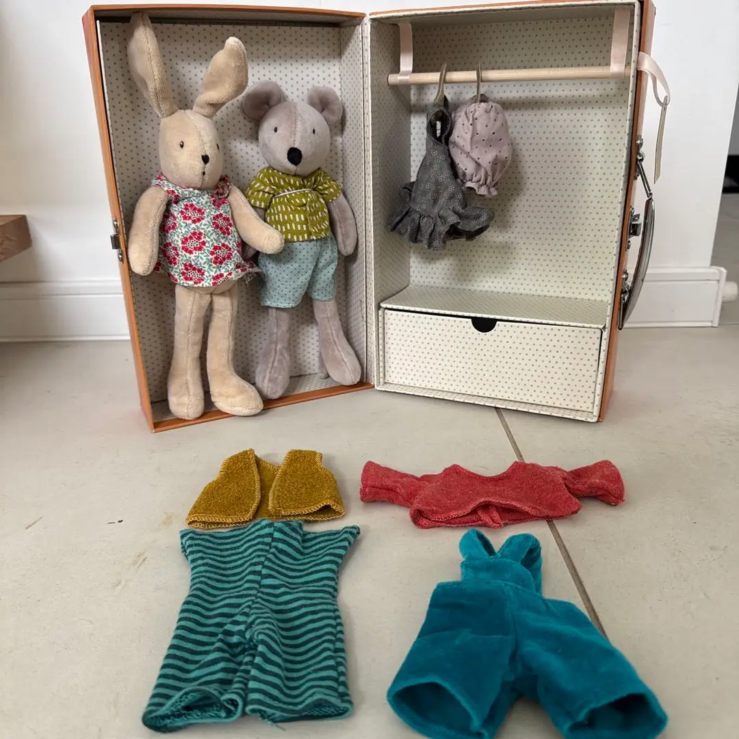 moulin roty マイ・ワードローブ・スーツケース マイ・ワードローブ・スーツケース: ボーネルンド オンライン