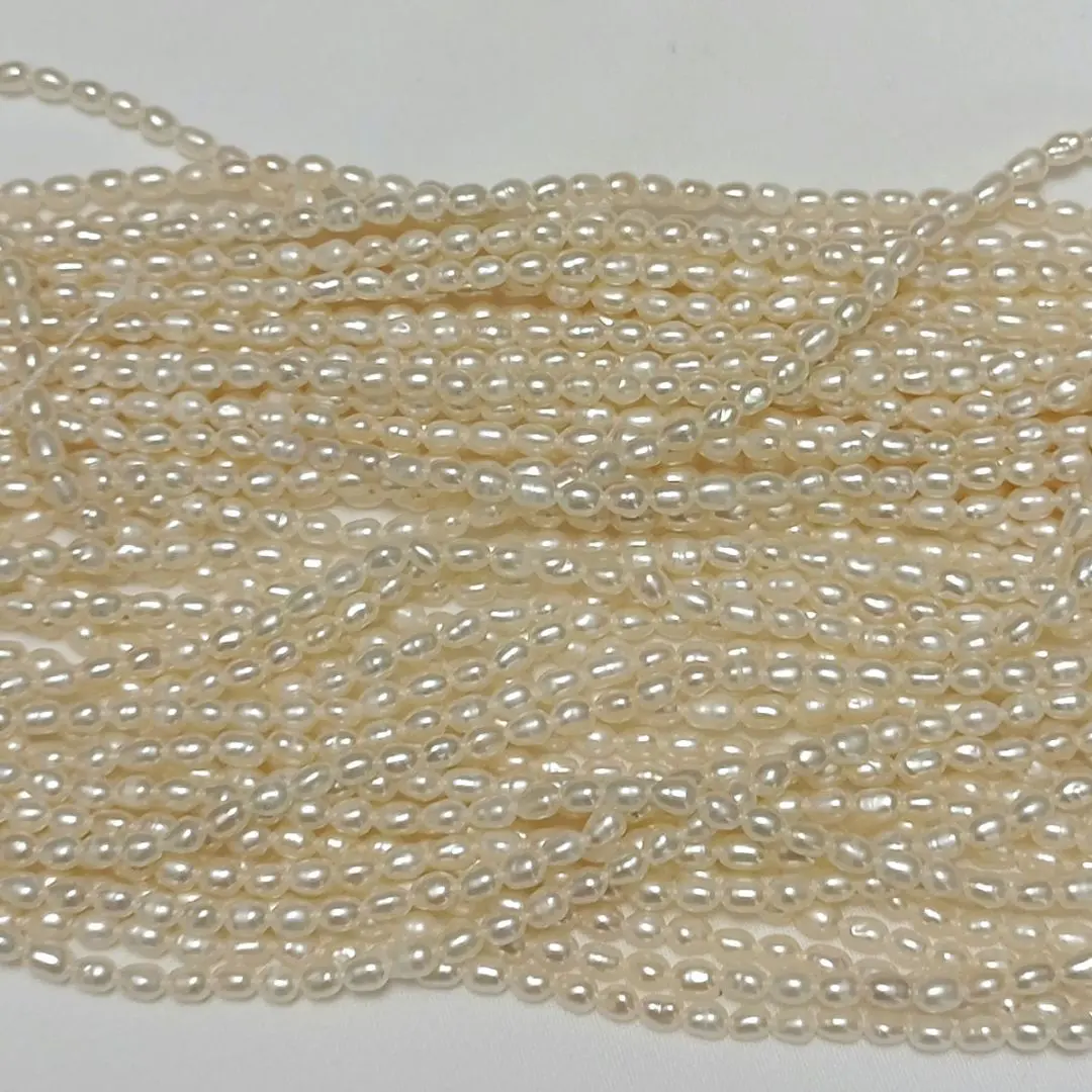 Thumbnail of [Small] Freshwater Pearl White Rice Strand