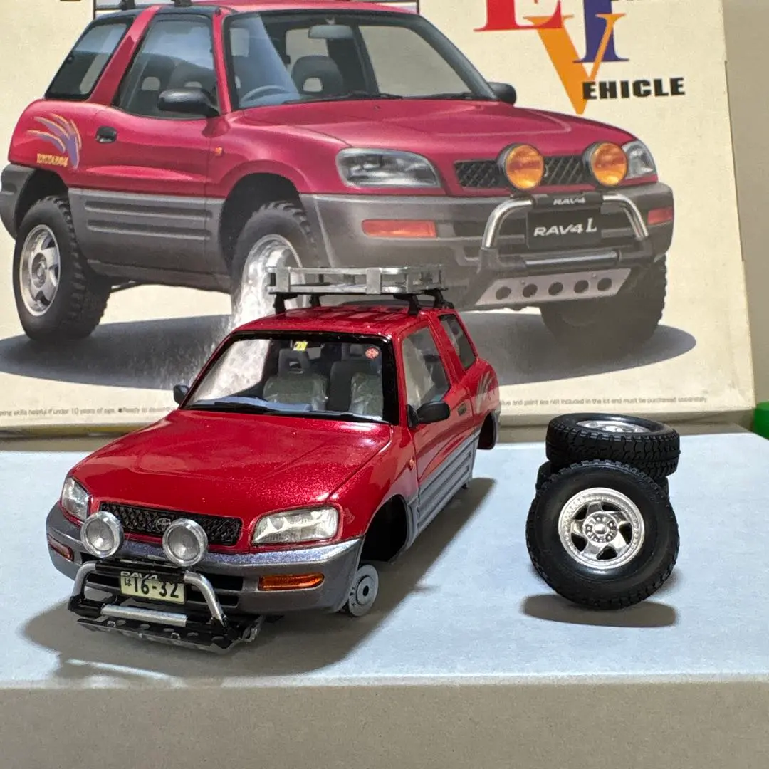 アオシマ1/24トヨタ RAV4 L 完成品 Amazon | 青島文化教材社 1/24 ザ・ベストカーGTシリーズNo.27