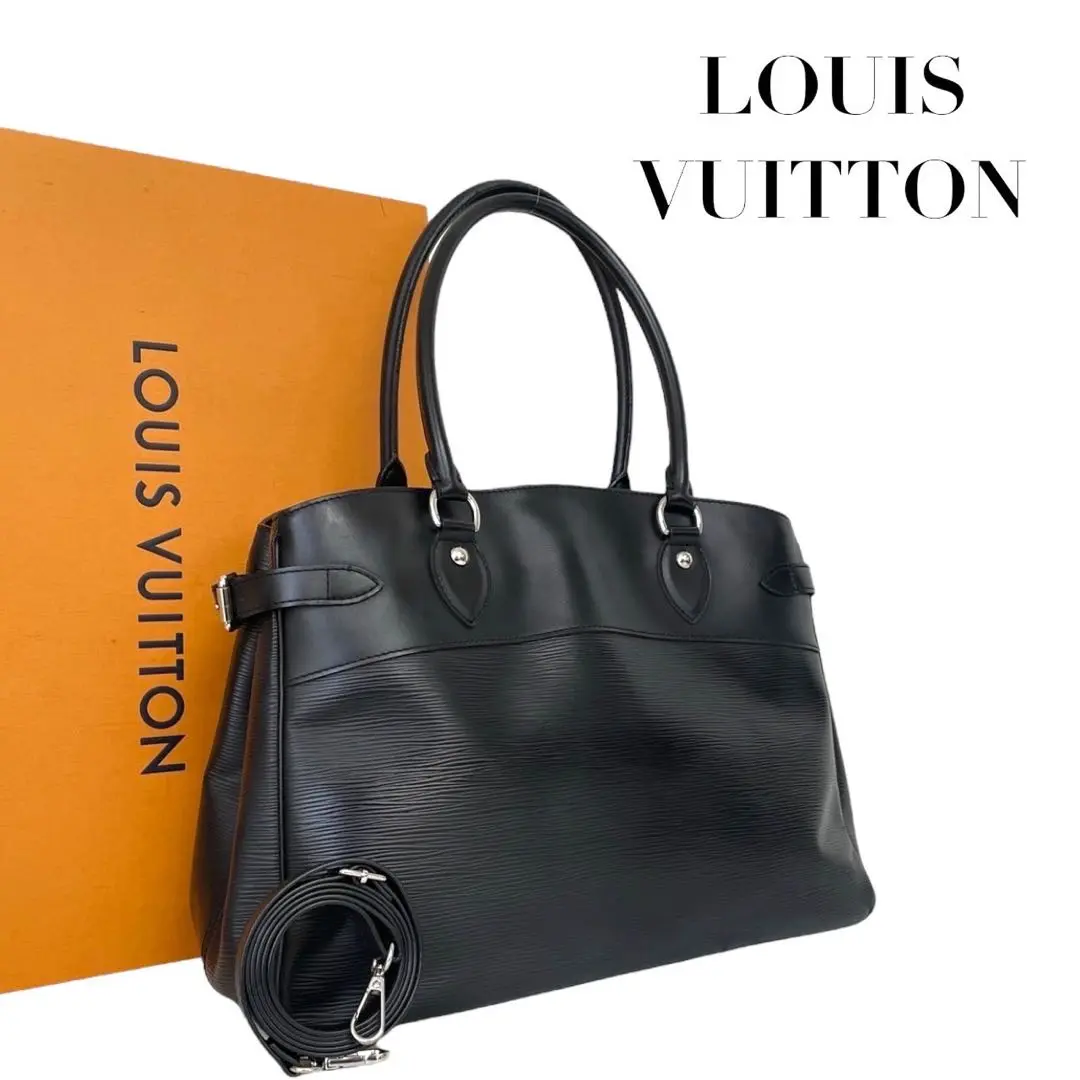 【LOUIS VUITTON】トートバッグ　パッシィGM エピ　ブラック　A4 楽天市場】ルイヴィトン エピ パッシーgmの通販