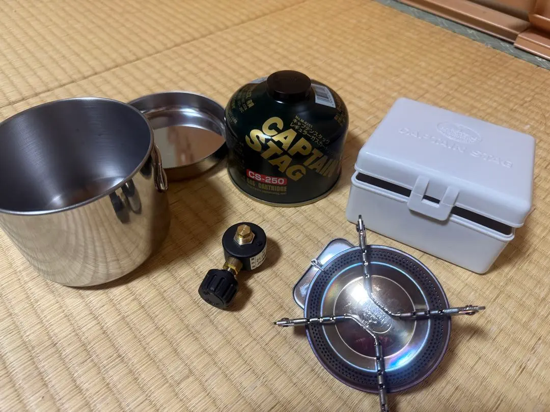 CAPTAIN STAG M-6400 コンパクトキャンプストーブ Amazon | キャプテンスタッグ(CAPTAIN STAG) 一人用鍋セット