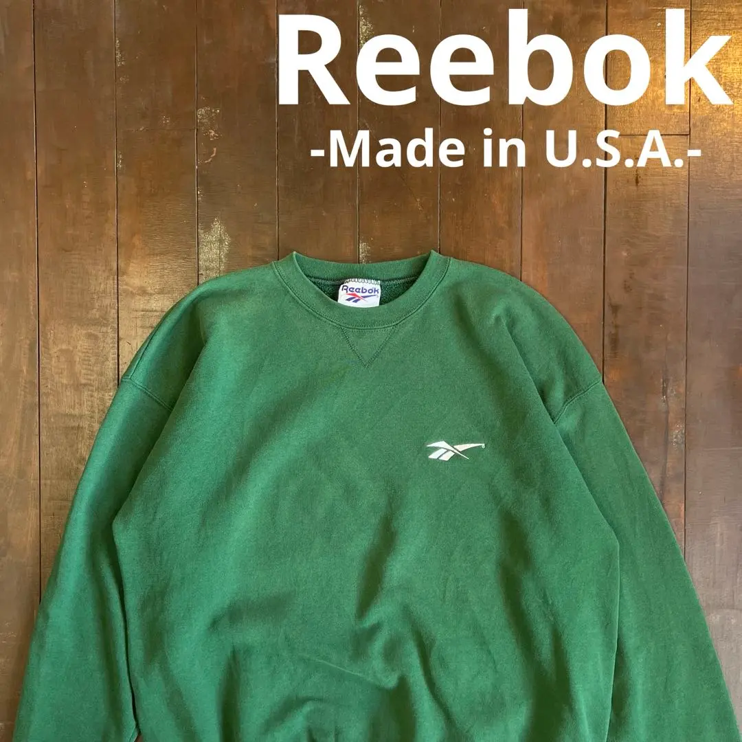 Thumbnail of Made in the 90s USA!! 【Reebok】 Vintage Sweatshirt Green