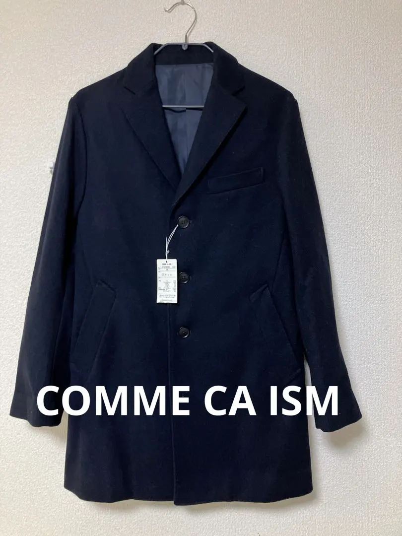 Thumbnail of New with tags COMME CA ISM Black Chester Coat S Navy