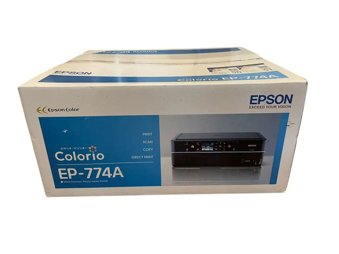 【未使用品】EPSON Colorio インクジェット複合機 EP-774A Amazon.co.jp: EPSON Colorio インクジェット複合機 EP-774A
