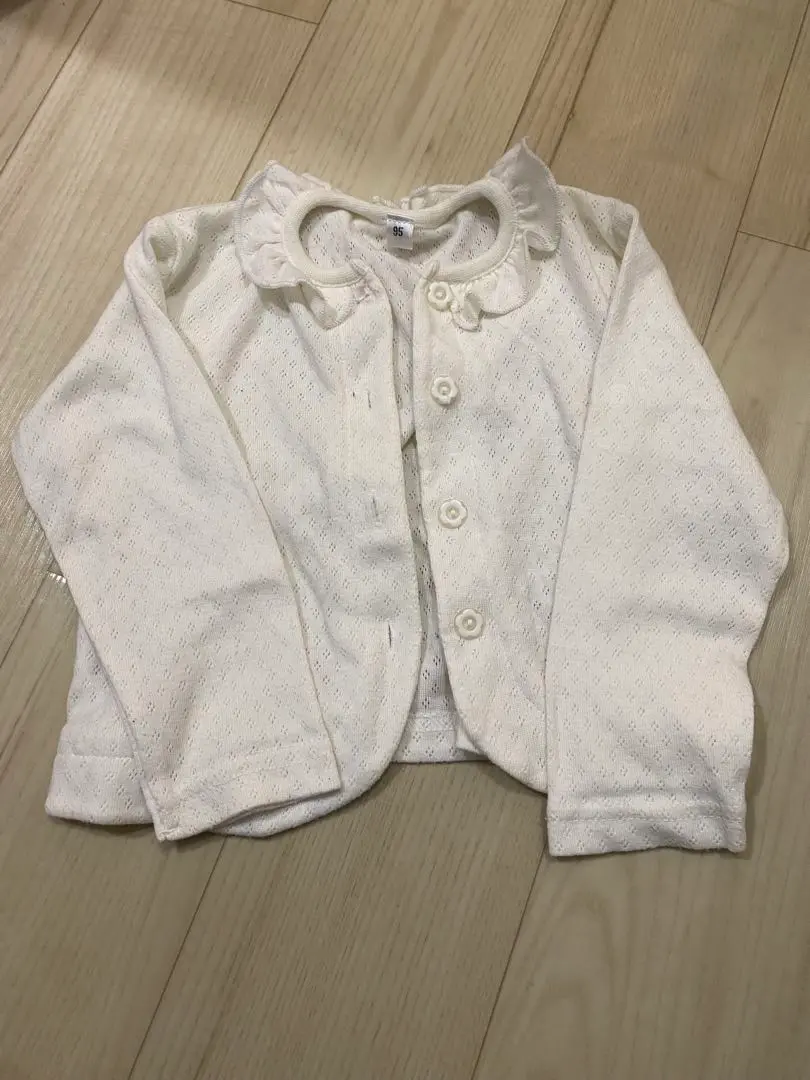 Thumbnail of Baby clothes set (cardigan, dress, T-shirt)