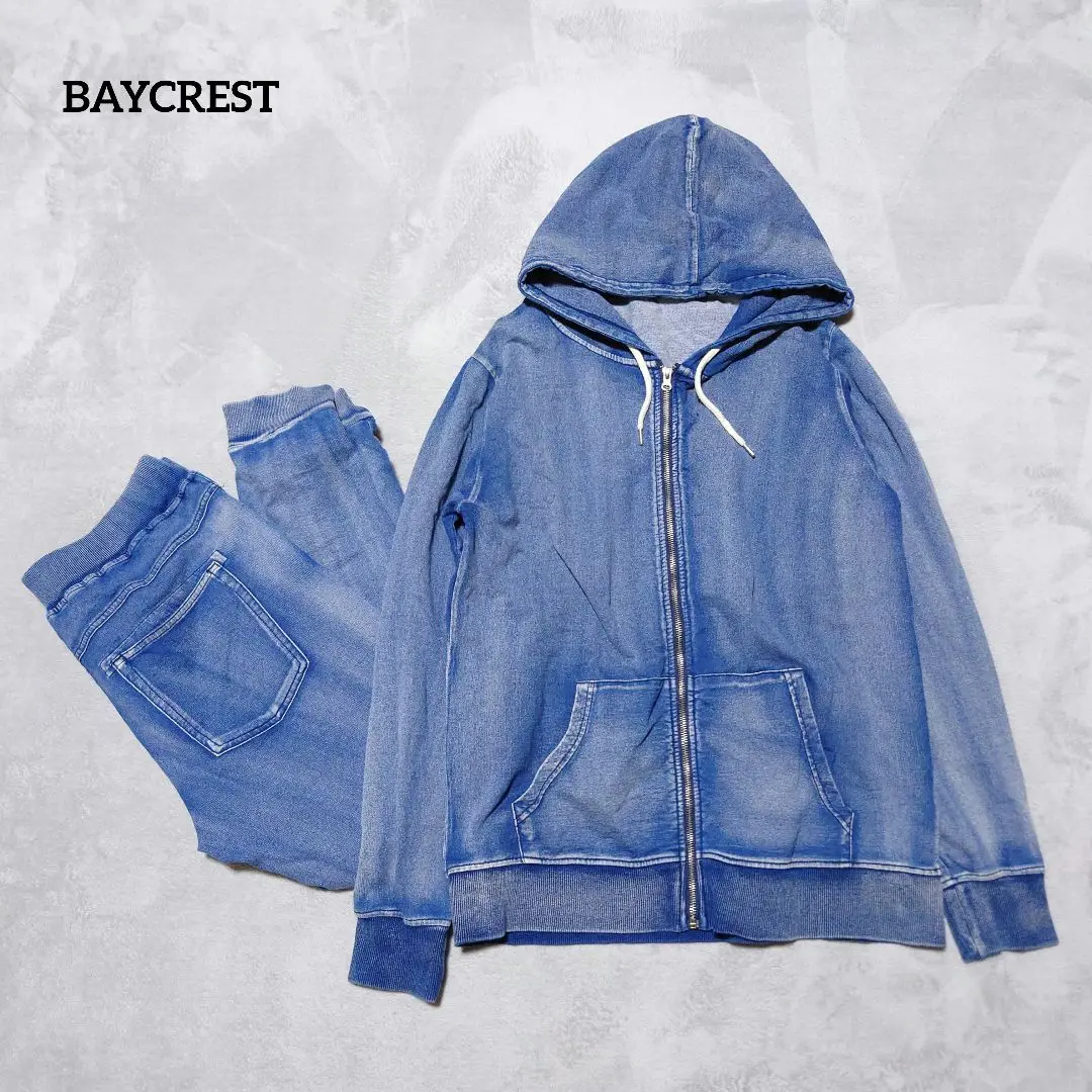 BAYCREST ベイクテスト　パーカー　ジョガー　セットアップ　Lサイズ BAYCREST ベイクテストパーカージョガーセットアップユニセックス