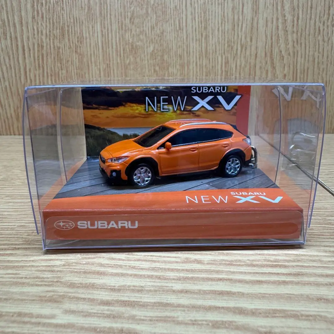 キーホルダー　スバルXV ミニカー　ライト　点灯確認済み　新品未使用　オレンジ キーホルダー スバルXV ミニカー ライト 点灯確認済み 新品未