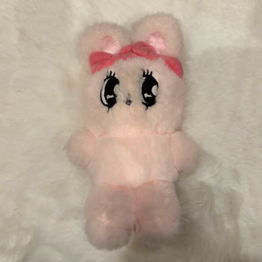Thumbnail of Final Price Reduction: Esther Bunny Plush Keychain - Pink