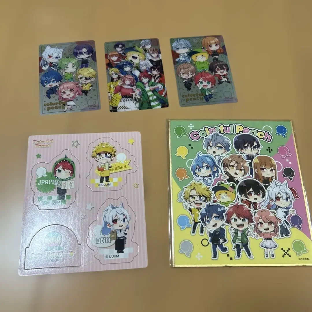 Thumbnail of Colorful Peach All Members Set of 5