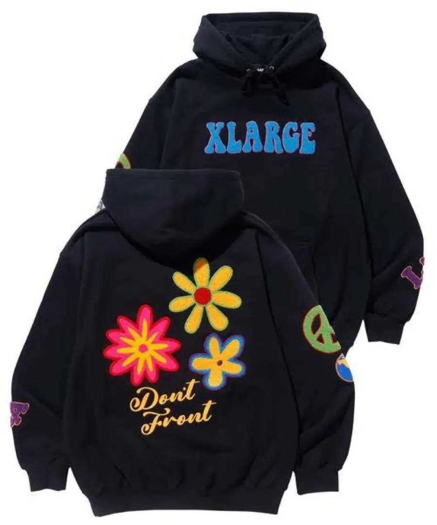 2025年最新】X-LARGE 柄・デザイン：花柄/ボタニカル柄 パーカー