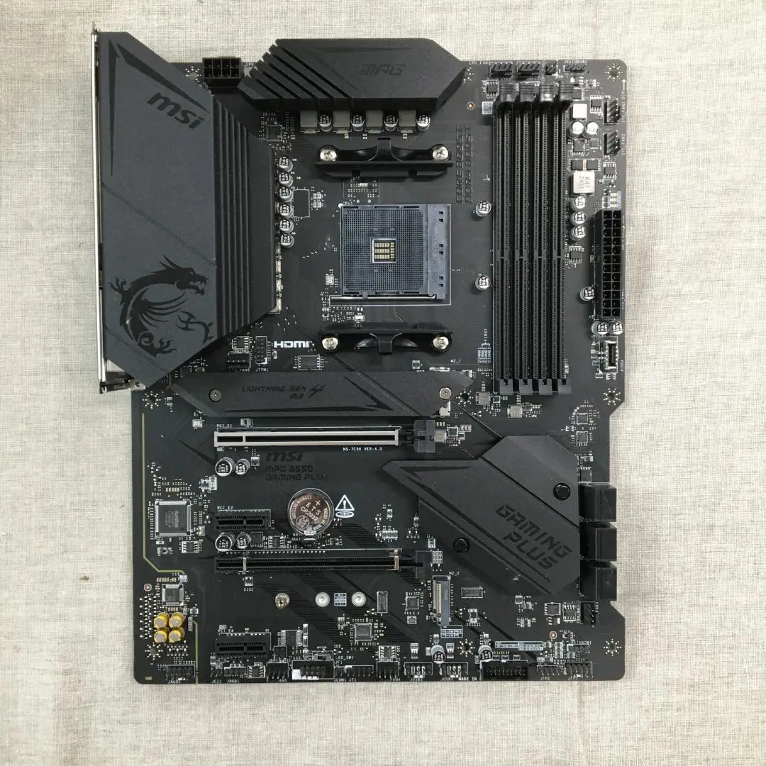 MSI MPG B550 GAMING PLUS マザーボード MB5026 MSI MPG B550 GAMING PLUS AMD AM4 DDR4 M.2 USB 3.2 Gen 2 HDMI