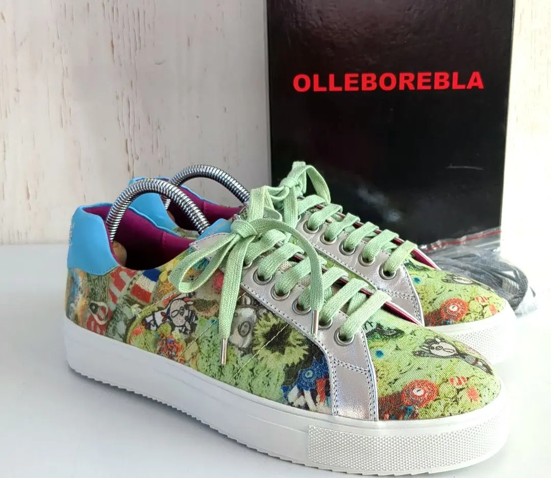 アルベロベロ★新品未使用タグ付き オリーブグリーン 花柄 厚底スニーカー 2025年最新】Alberobello スニーカーの人気アイテム - メルカリ