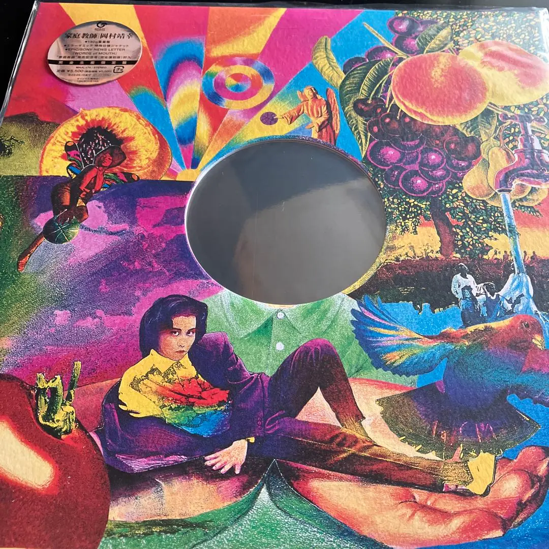 新品*岡村靖幸*家庭教師*アナログ盤レコード*ミスプリ特典付