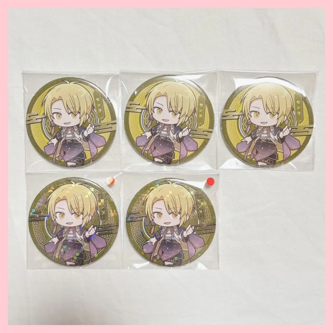 Thumbnail of Urataka Sakata Senra Defo Can Badge: Moon, Can Badge: Normal, Holographic